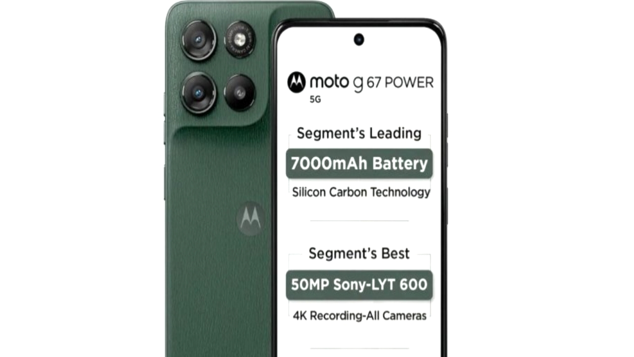Motorola Launches Moto G67 Power in India with Snapdragon 7s Gen 2 Chip, Sony Camera, and 7,000mAh Battery